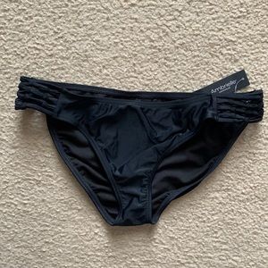 NEW Ambrielle swimwear black bikini bottoms